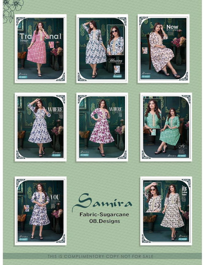 Samira By Trendy Designer Printed Kurti Wholesale Shop In Surat
